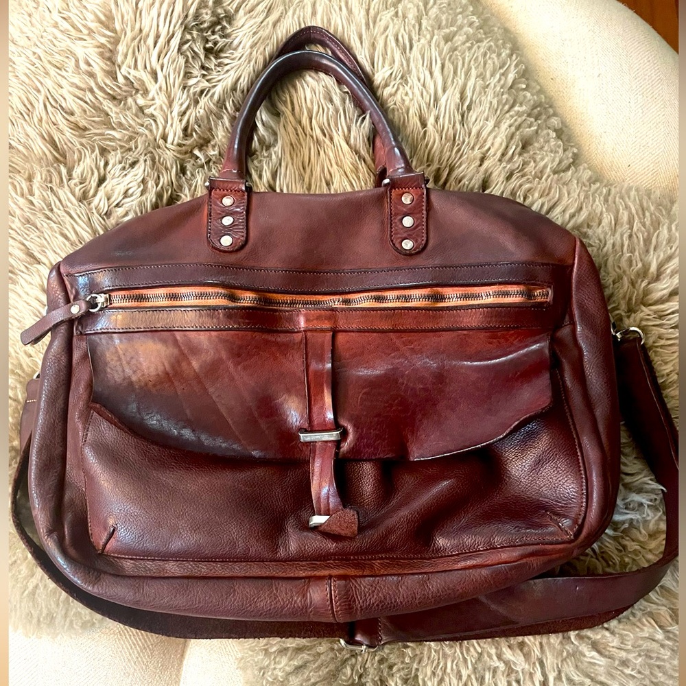 Genuine Italian Leather Messenger Bag